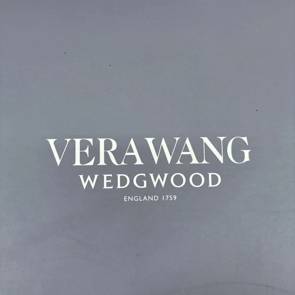 NIB Vera Wang With Love Cake Knife And Server Stainless Gold Silver #40019718